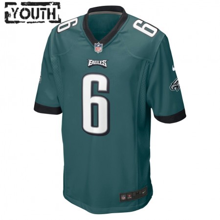 Philadelphia Eagles Tröjor DeVonta Smith 6 Nike Grön 2021 NFL Draft - Barn